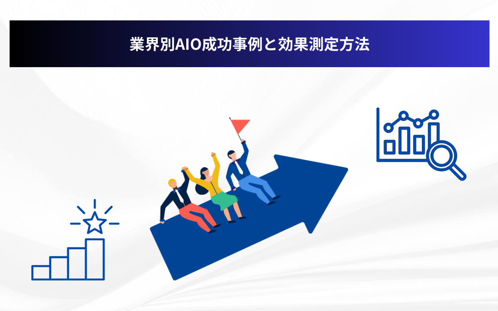 業界別AIO成功事例と効果測定方法
