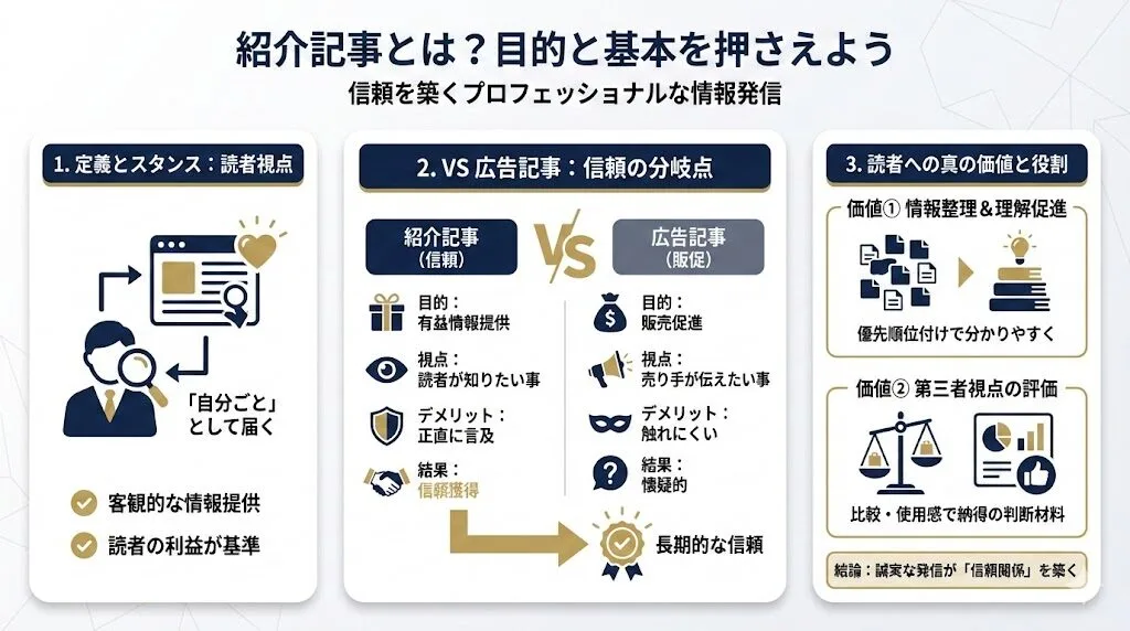 紹介記事とは?目的と基本を押さえよう