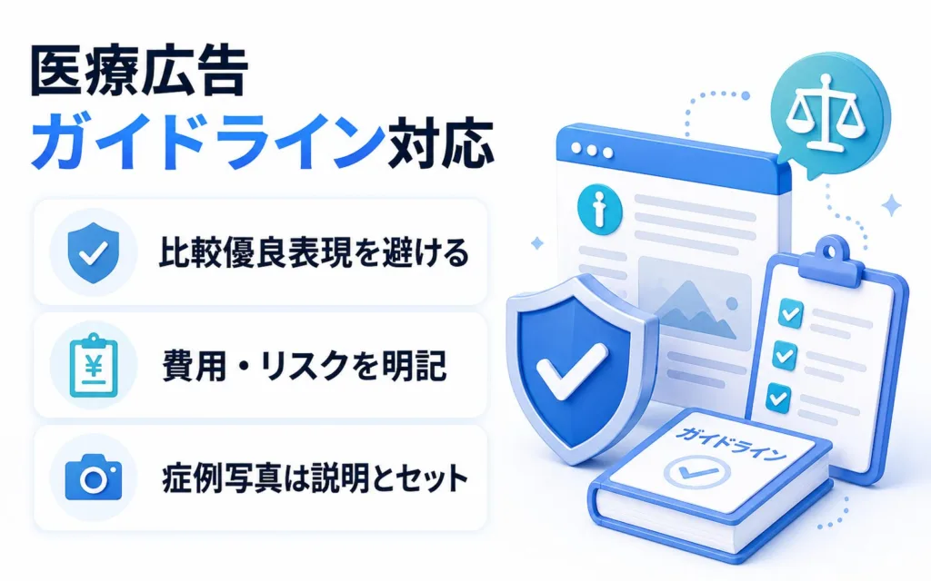 美容クリニックのLLMO対策で守るべき医療広告ガイドライン