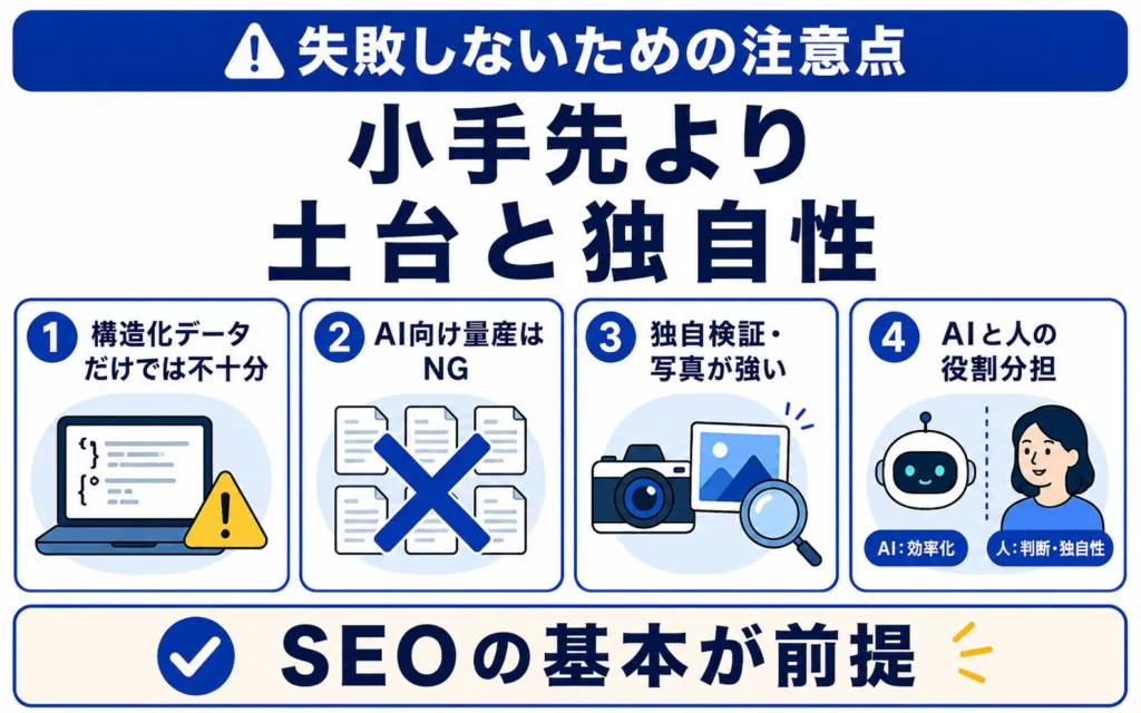 AIショッピング対策で失敗しないための注意点