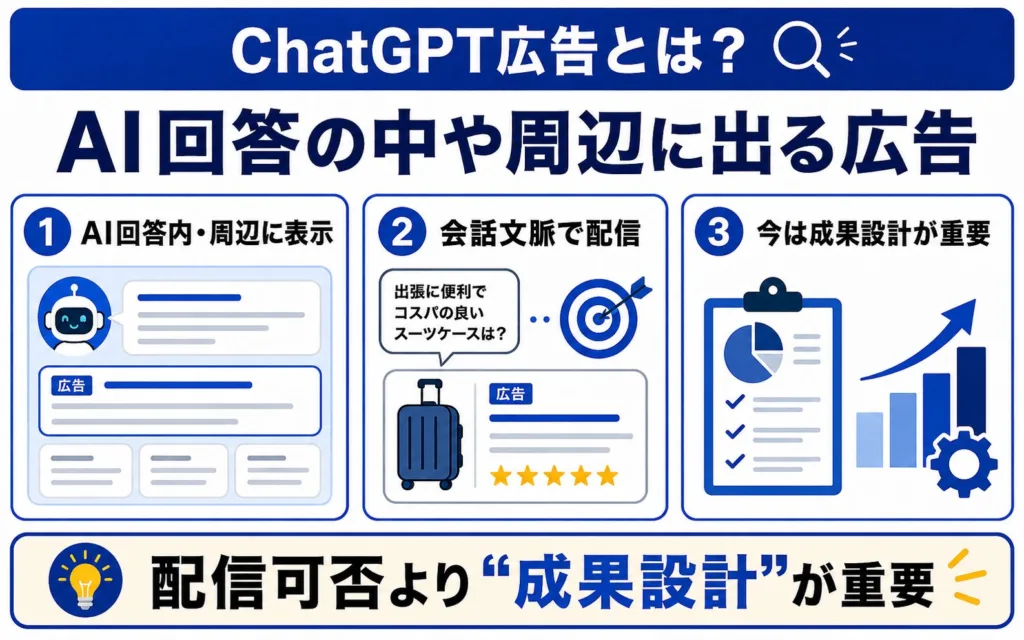 ChatGPT広告運用とは？いま代理店活用が有効な理由