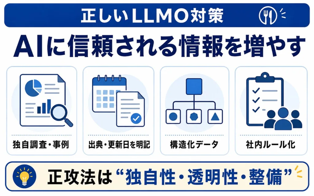 ブラックハットLLMOに頼らない正しいLLMO対策